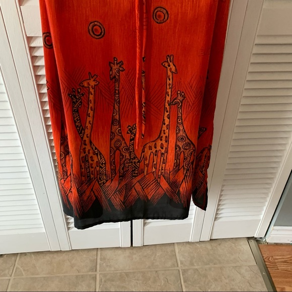 Career Elements Ladies Short Sleeve Light Jacket and Long Dress Set - Picture 6 of 7